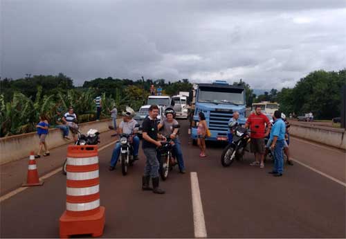 BR-369: PRF interdita ponte entre Ibiporã e Jataizinho