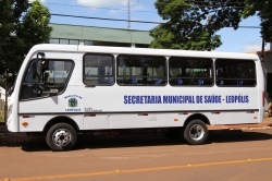 LeÃƒÂ³polis: Secretaria Municipal de SaÃƒÂºde Recebe Micro-Ãƒâ€nibus