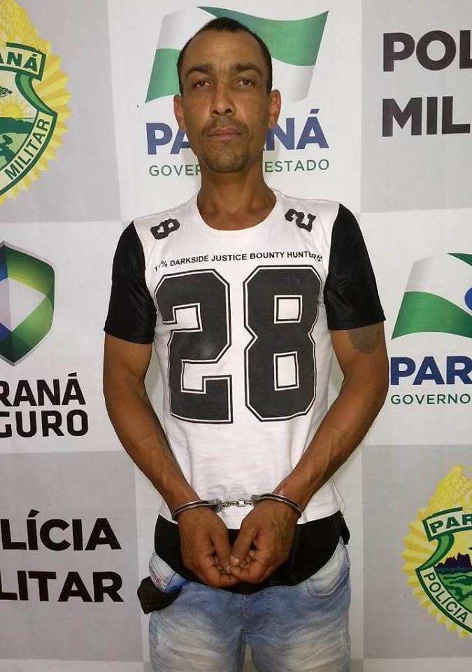 PM de Cornélio Procópio prende o “Coringa” - perigoso meliante foragido da cadeia de Londrina