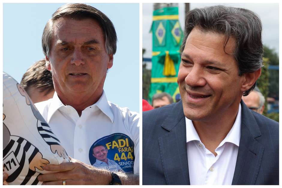 Pesquisa Ibope para presidente: Bolsonaro, 28%; Haddad, 22%; Ciro, 11%; Alckmin, 8%; Marina, 5%