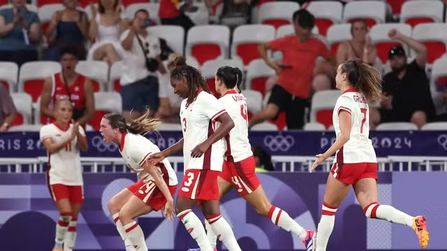 Canadá vence Colômbia e se classifica para as quartas de final após punição